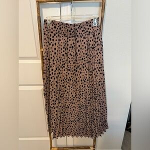 Gilli Midi Leopard Print Skirt